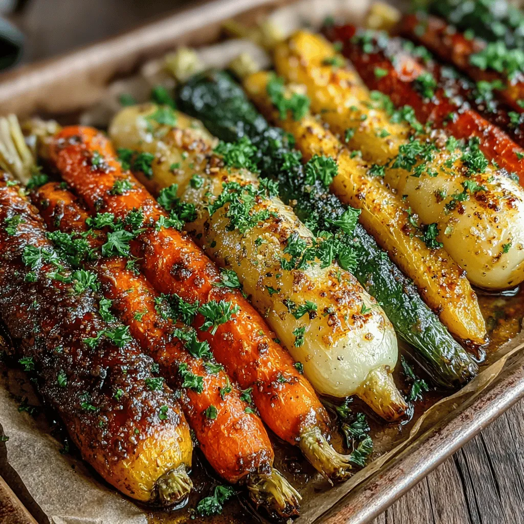 In the world of culinary delights, few combinations can rival the harmonious balance found in Maple Dijon Roasted Carrots and Turnips. This vibrant recipe showcases the natural sweetness of carrots paired with the slightly peppery flavor of turnips, all elevated by a sumptuous glaze of maple syrup and Dijon mustard. Ideal as a side dish or a standalone vegetarian option, this dish not only pleases the palate but also aligns with health-conscious eating.