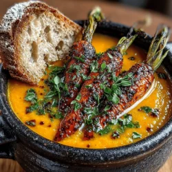 As the chill of autumn settles in and winter approaches, there’s nothing more comforting than a warm bowl of soup. One dish that embodies both heartiness and flavor is Maple Roasted Carrot Soup. This delightful recipe combines the natural sweetness of roasted carrots with the rich, complex notes of pure maple syrup, creating a velvety soup that’s perfect for cozy nights in. Whether you’re looking for a healthy weeknight dinner or a stunning starter for a festive gathering, this soup is sure to impress.