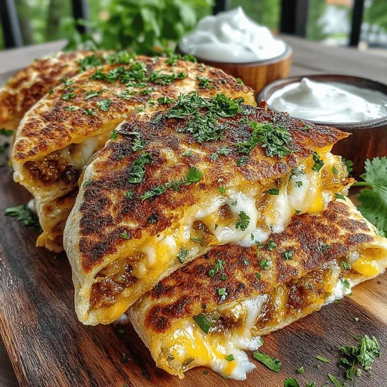 Cheddar Green Chili Flatbread Wraps are a delightful culinary creation that seamlessly blends comfort food with a hint of excitement. This dish is an excellent addition to your meal repertoire, offering a unique twist that can elevate any dining experience. The combination of sharp cheddar cheese and the mild heat of green chilies creates a flavor profile that is both satisfying and invigorating. Whether you're in search of a quick lunch solution or a tasty snack to enjoy throughout the day, these wraps are versatile enough to fit any occasion.