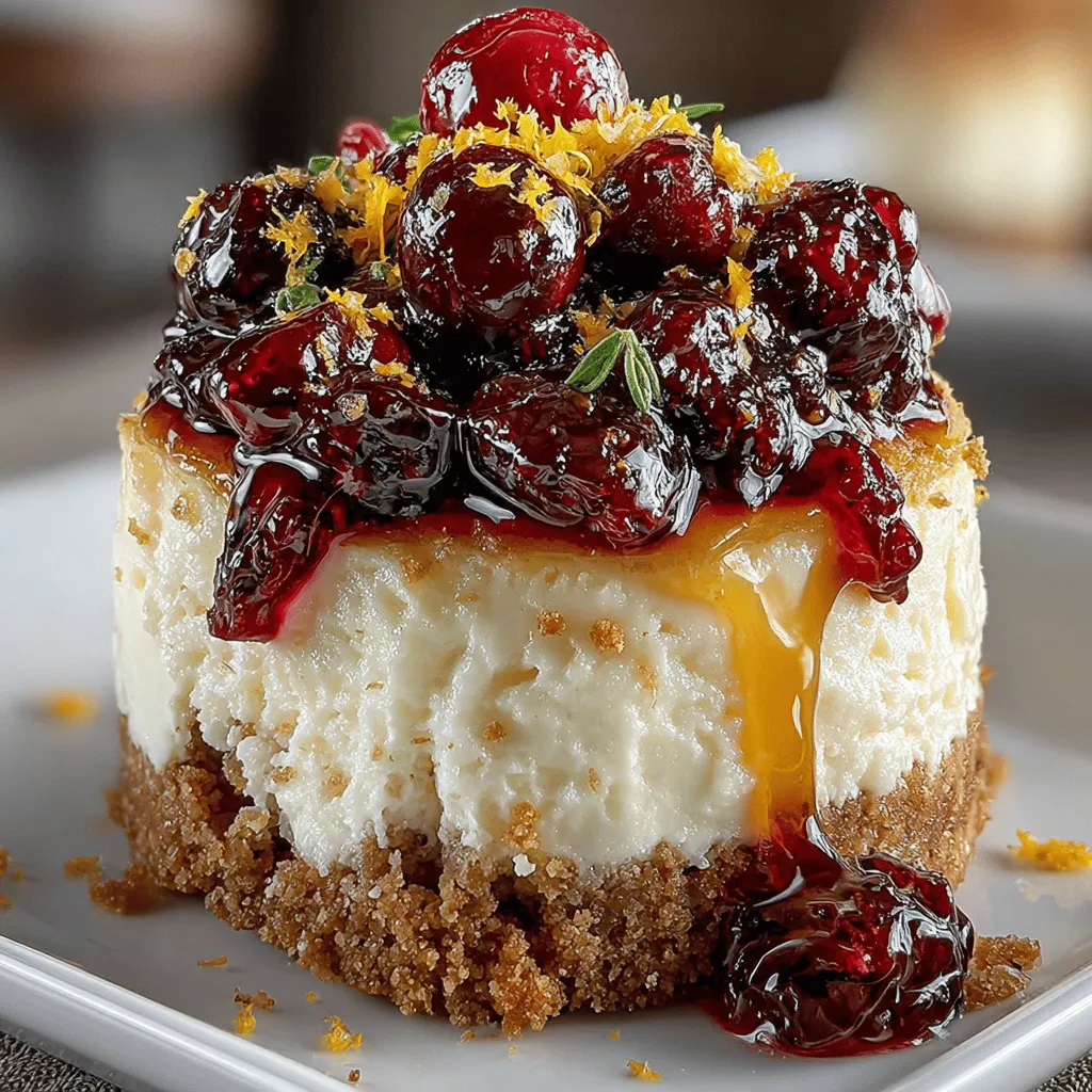 The cranberry topping is crucial in enhancing both the flavor and the visual appeal of your cheesecake. The tartness of the cranberries beautifully contrasts with the creamy, sweet cheesecake filling, creating a balanced flavor profile that will leave your taste buds dancing. Not only does this topping provide a burst of freshness, but it also adds a vibrant pop of color, making the cheesecake even more irresistible.