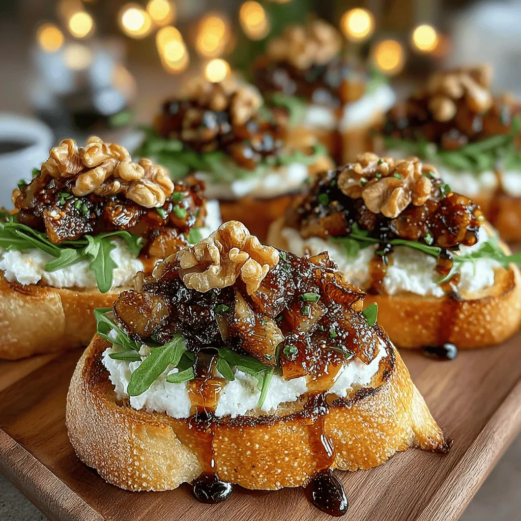 Toasting the baguette slices to perfection is a crucial step in creating the ideal base for your Pear & Fig Jam Crostini. Start by preheating your oven to 400°F (200°C). While the oven heats, slice a fresh baguette into ½-inch thick slices. Remember that the thickness of the slices will influence the texture of your crostini; thicker slices yield a chewier base, while thinner slices become extra crispy.