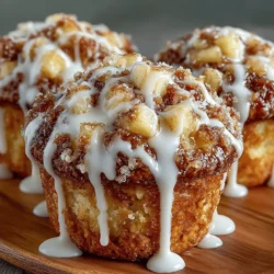 If you're on the hunt for a delightful treat that marries comfort food with a playful twist, look no further than Apple Cinnamon Monkey Bread Muffins. This recipe transforms the classic monkey bread into individual muffin portions, making it perfect for sharing or enjoying alone. Imagine the warm, gooey goodness of cinnamon and sugar-laden dough combined with the sweet tartness of fresh apples, all baked to golden perfection. These muffins not only satisfy a sweet tooth but also evoke the nostalgic flavors of fall and cozy gatherings.