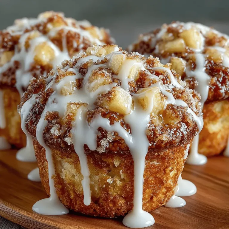 If you're on the hunt for a delightful treat that marries comfort food with a playful twist, look no further than Apple Cinnamon Monkey Bread Muffins. This recipe transforms the classic monkey bread into individual muffin portions, making it perfect for sharing or enjoying alone. Imagine the warm, gooey goodness of cinnamon and sugar-laden dough combined with the sweet tartness of fresh apples, all baked to golden perfection. These muffins not only satisfy a sweet tooth but also evoke the nostalgic flavors of fall and cozy gatherings.