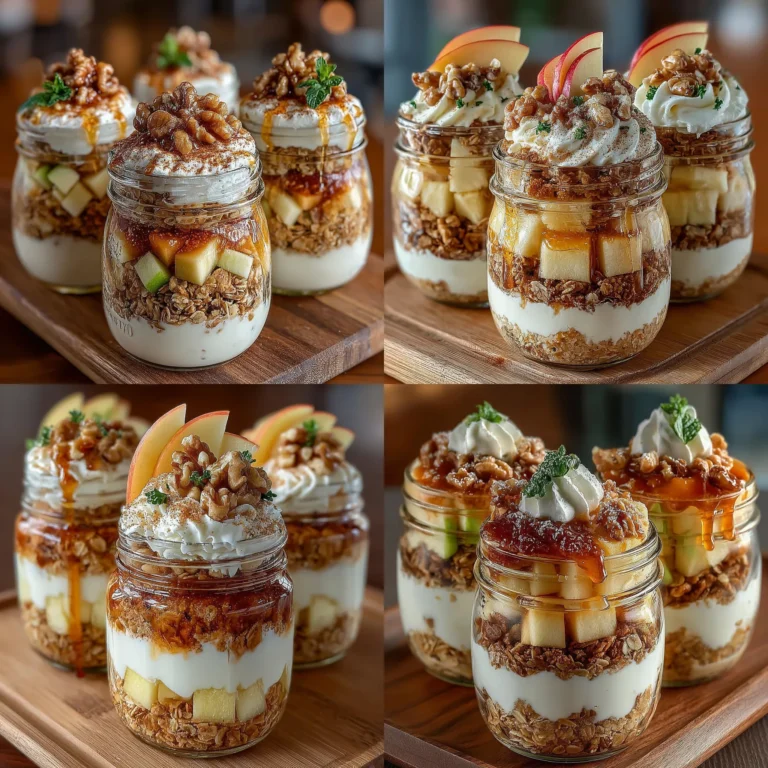 In today’s fast-paced world, finding healthy snack options that are both satisfying and delicious can be a challenge. Enter the Heavenly Apple Granola Parfait Snack Jars. This delightful recipe combines the natural sweetness of fresh apples, the creaminess of Greek yogurt, and the satisfying crunch of granola, making it an ideal choice for breakfast, a mid-afternoon snack, or even dessert. Not only does it please the palate, but it also offers a wealth of nutritional benefits that can help you maintain a balanced diet.