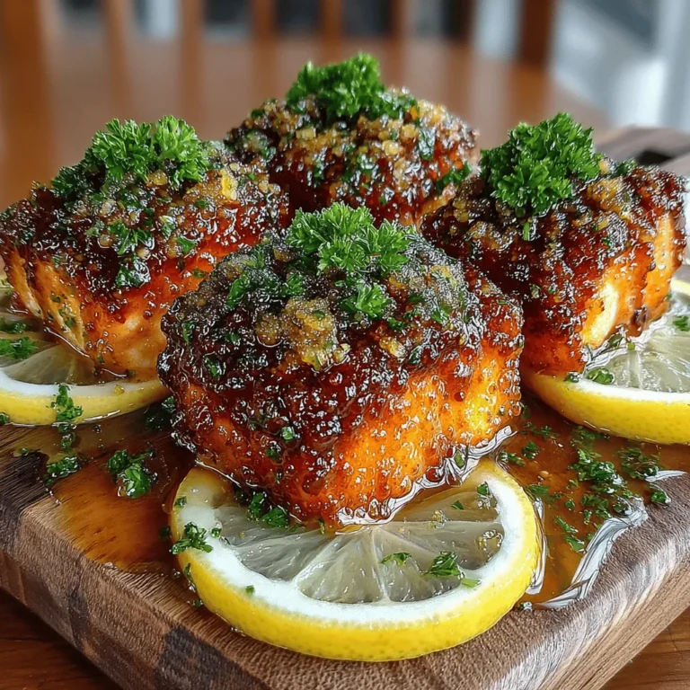 When it comes to elevating a simple meal, few ingredients can compete with the delightful combination of sweet and savory. One dish that perfectly embodies this balance is Sweet & Savory Honey Butter Glazed Salmon Bites. This recipe transforms fresh salmon into bite-sized pieces that are coated in a luscious honey butter glaze, offering an irresistible flavor profile that dances on the palate. Whether you are preparing an appetizer for a dinner party or a quick weeknight meal, these salmon bites promise to impress.