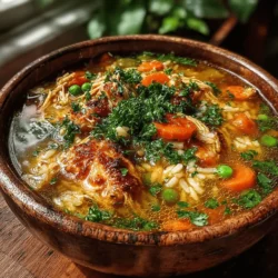 Cozy Comfort Slow Cooker Chicken & Rice Soup