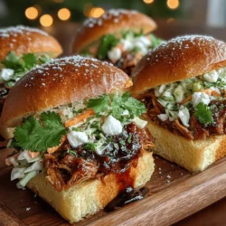 Sweet and Spicy BBQ Jackfruit Sliders