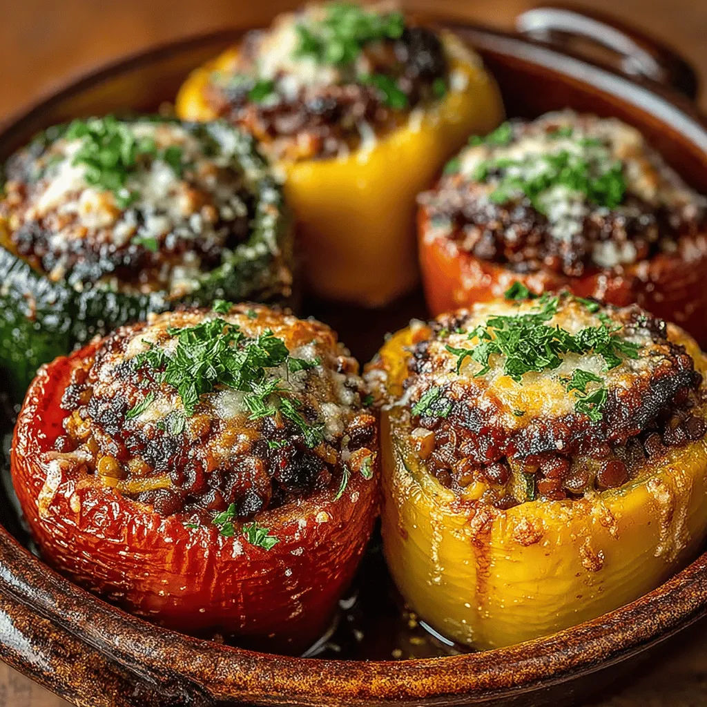 Lentil-powered stuffed bell peppers are a delicious and nutritious dish that brings together the best of vegetarian cooking. This recipe combines the earthy flavors of lentils with the sweet, vibrant taste of bell peppers, creating a meal that is not only satisfying but also visually appealing. Whether you’re looking for a wholesome dinner option or a hearty meal prep idea, these stuffed peppers offer a perfect blend of flavor and health benefits.