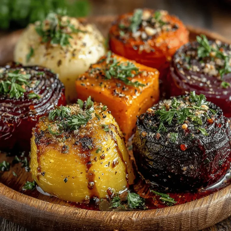 Roasted root vegetables are a heartwarming dish that brings a delightful medley of flavors and textures to your table. This recipe, aptly named "Earthy Harmony," celebrates the natural sweetness and earthy undertones of various root vegetables, making it a perfect addition to any meal. Whether you're seeking a comforting side dish for a family gathering or a nutritious complement to your weekly meal prep, roasted root vegetables are versatile and appealing to a wide range of palates.