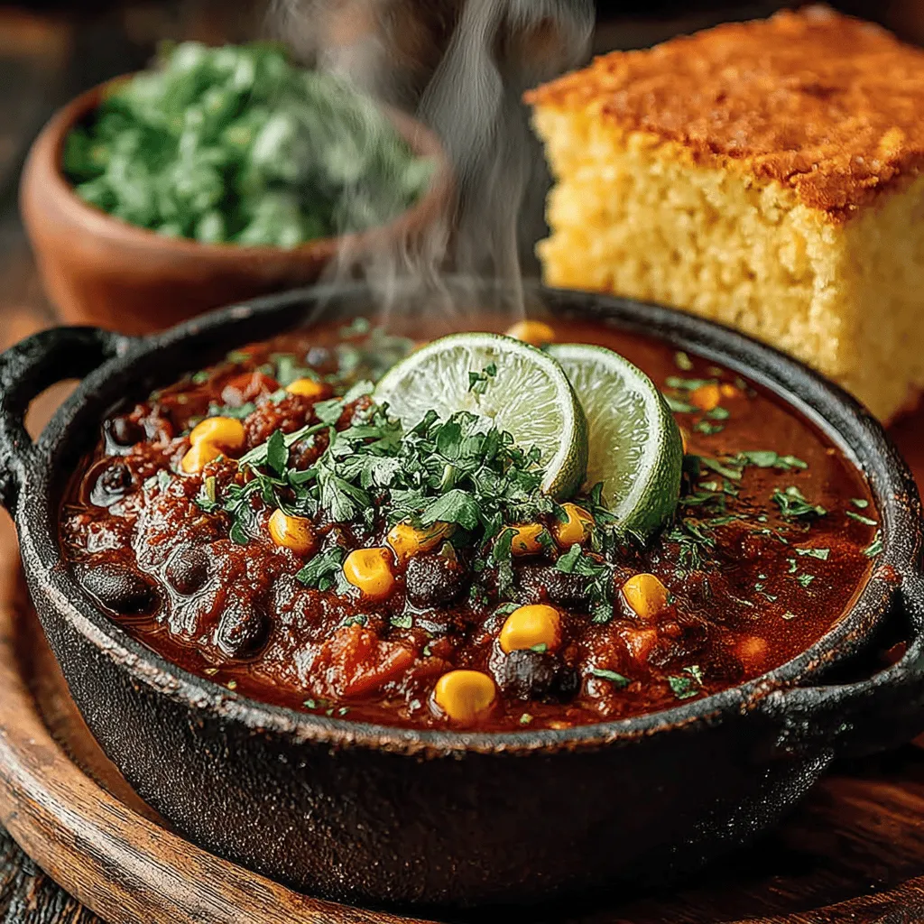 As the temperatures drop and the days grow shorter, there's nothing quite like a warm bowl of chili to bring comfort and satisfaction. Cozy Black Bean Chili with Sweet Cornbread is a delightful dish that embodies the essence of hearty winter meals. This recipe not only warms the body but also nourishes the soul, making it the perfect choice for family gatherings, casual dinners, or a cozy night in. The bold flavors of the chili combined with the sweet, crumbly cornbread create a symphony of tastes and textures that is sure to please any palate.