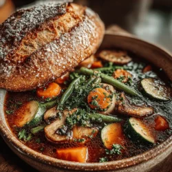 Understanding the joy of a warm, hearty meal can redefine comfort food. Hearty Vegetable Stew with Rustic Bread is not just a dish; it is a celebration of wholesome ingredients that nourish both body and soul. This comforting stew, brimming with vibrant vegetables, embodies the essence of home cooking and is perfect for any occasion—be it a chilly evening at home or a cozy family gathering. As we embark on this culinary journey, we will explore the ingredients, preparation steps, and the delightful experience of creating this wholesome meal.