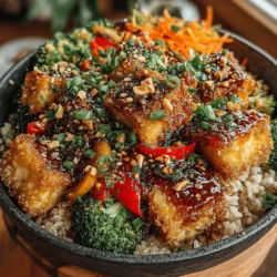 If you're seeking a quick yet satisfying meal that bursts with flavor and nutrition, look no further than the Easy Thai Peanut Tofu and Broccoli Bowl. This dish not only showcases the vibrant essence of Thai cuisine but also highlights the incredible health benefits of its key ingredients: tofu and a colorful medley of vegetables. With its aromatic peanut sauce and a delightful crunch from fresh produce, this recipe is a perfect fit for those who lead busy lifestyles but still crave a wholesome and delicious meal.