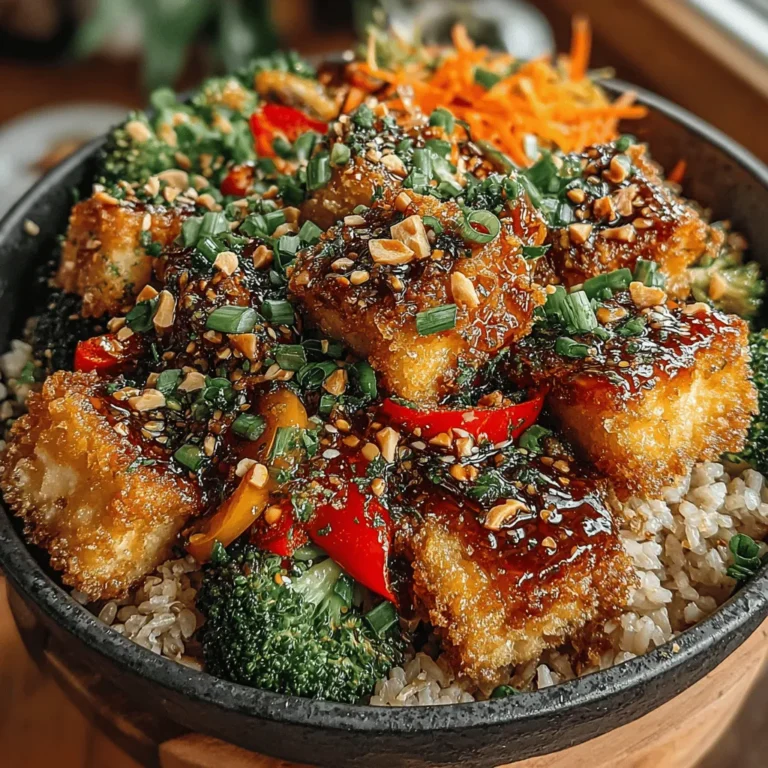 If you're seeking a quick yet satisfying meal that bursts with flavor and nutrition, look no further than the Easy Thai Peanut Tofu and Broccoli Bowl. This dish not only showcases the vibrant essence of Thai cuisine but also highlights the incredible health benefits of its key ingredients: tofu and a colorful medley of vegetables. With its aromatic peanut sauce and a delightful crunch from fresh produce, this recipe is a perfect fit for those who lead busy lifestyles but still crave a wholesome and delicious meal.
