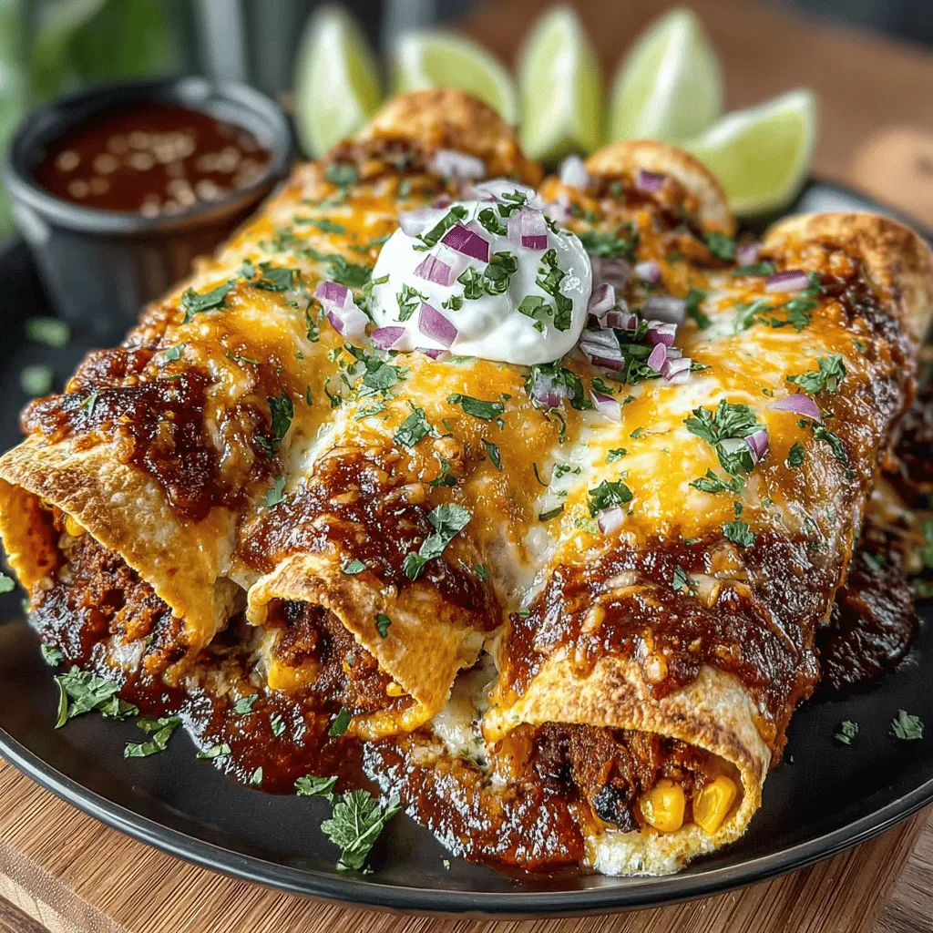 Enchiladas are a beloved staple of Mexican cuisine, known for their versatility and rich flavors. Traditionally made with corn tortillas filled with a variety of ingredients and topped with savory sauces, enchiladas can accommodate a wide range of dietary preferences, making them a go-to choice for both casual weeknight dinners and festive gatherings. One standout variation that has gained popularity in recent years is the Sweet Potato & Black Bean Fiesta Enchiladas. This recipe marries the natural sweetness of roasted sweet potatoes with the hearty texture of black beans, resulting in a dish that is not only delicious but also packed with nutrients.